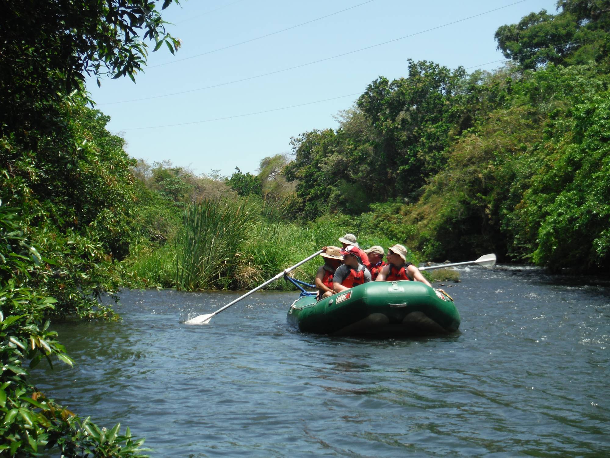 white water rafting Tamarindo